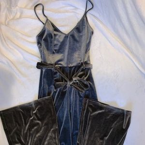 Velour jumpsuit